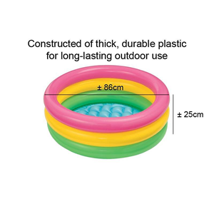 استخر بادی قطر 86 سانتیمتری کف بادی اینتکس _اسباب بازی ورزشی